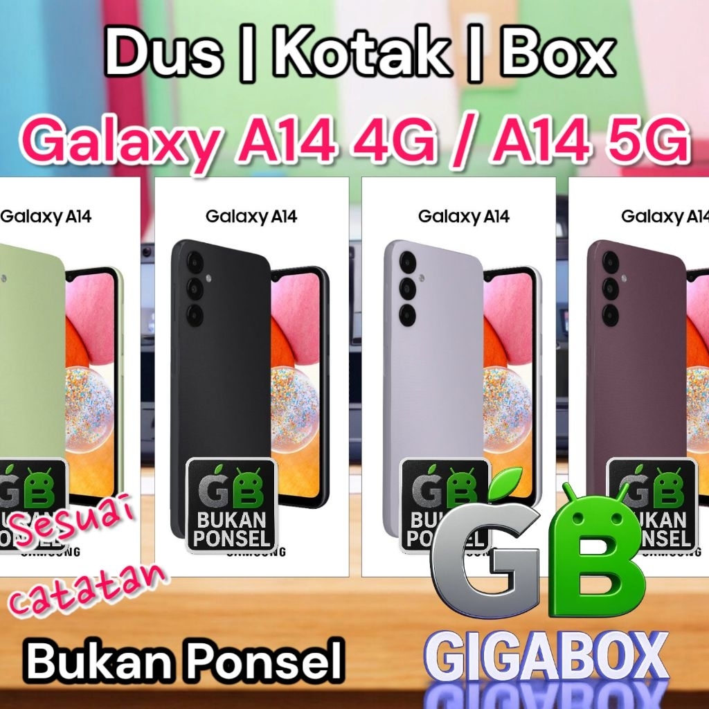 

Dus | Kardus | Box Galaxy A14 / A14 5G – Tersedia Dus Only & Fullset (Sesuai Catatan)