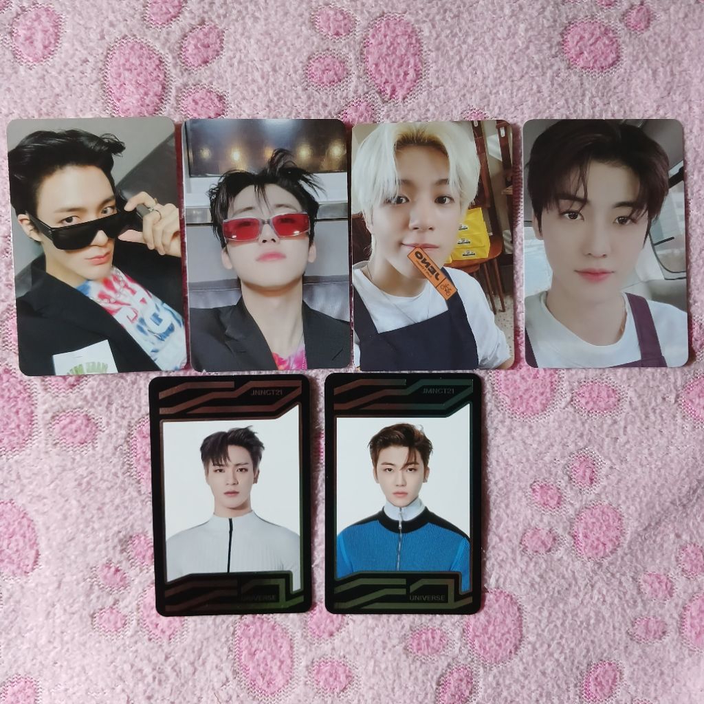 photocard jeno jaemin jisung agent pc jaemin cafe jeno cafe uc universe