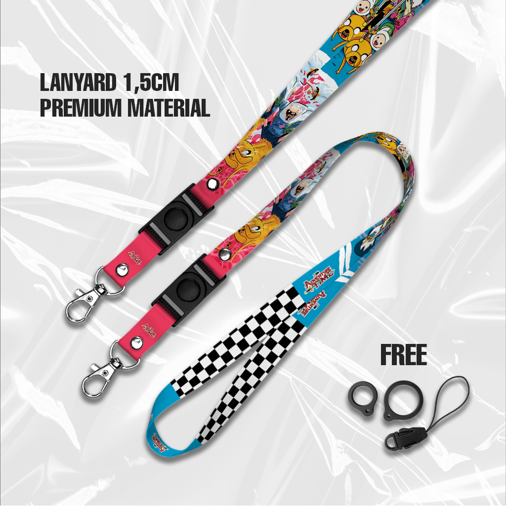 

ADVENTURE TIME LANYARD GANTUNGAN HANDPHONE 1,5cm
