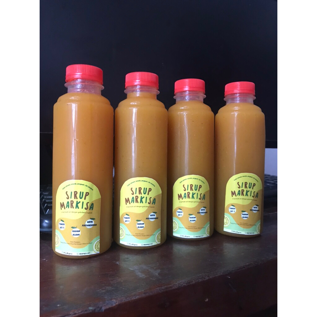 

Sirup Markisa Homemade | Sirup buah asli dengan gula batu organik