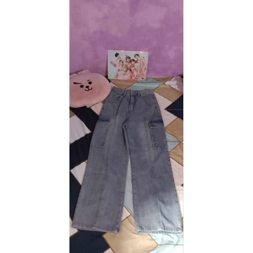 prelove pribadi celana jeans cargo, cb, rokGRL