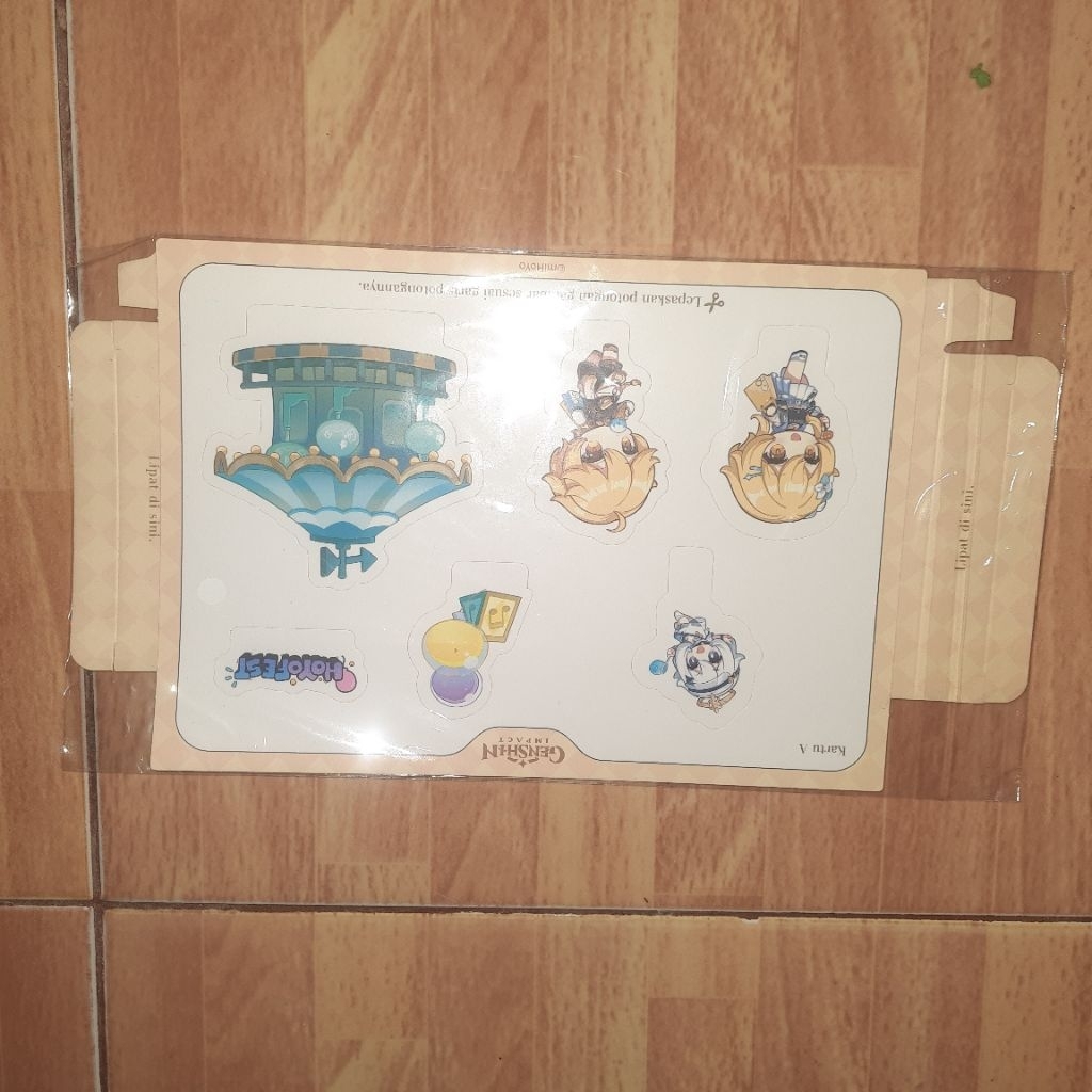 CardBoard Standee Hoyofest Genshin. Impact Offi