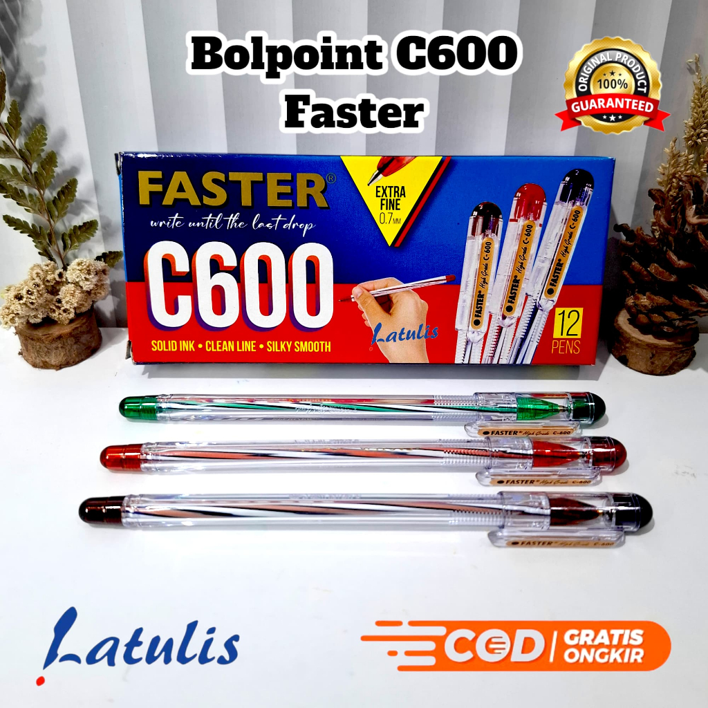 

Pulpen Faster C600 (12 pcs)