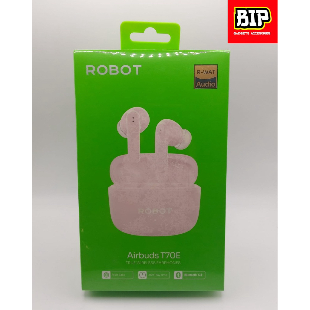 ROBOT Headset Bluetooth Airbuds T70E True Wireless Earphones