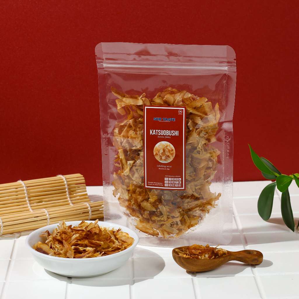 

Katsuobushi Sentaste 20gr - Cakalang Serut Bonito Flakes Takoyaki