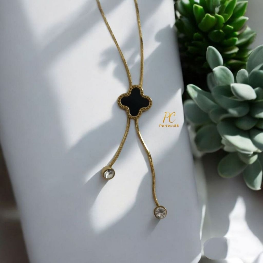 Kalung Titanium Cleverr Rumbia K14, Kalung Stainless Steel