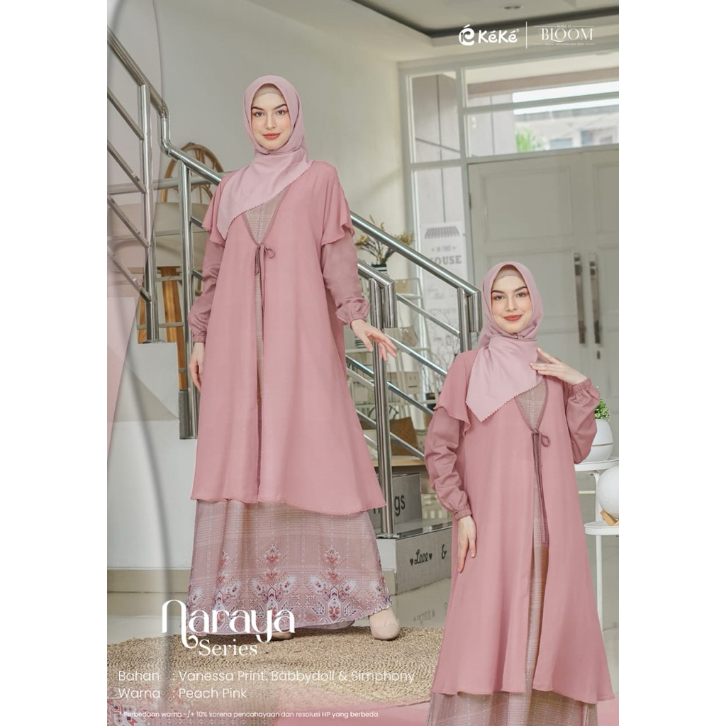 KEKE ORI RICIS GAMIS MUSLIMAH NARAYA SERIES