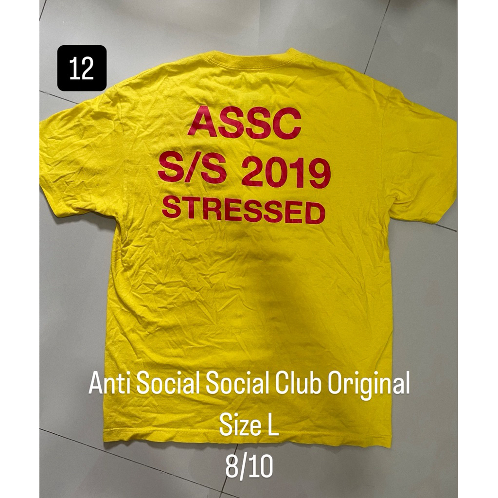 baju anti social social club dan hmm second