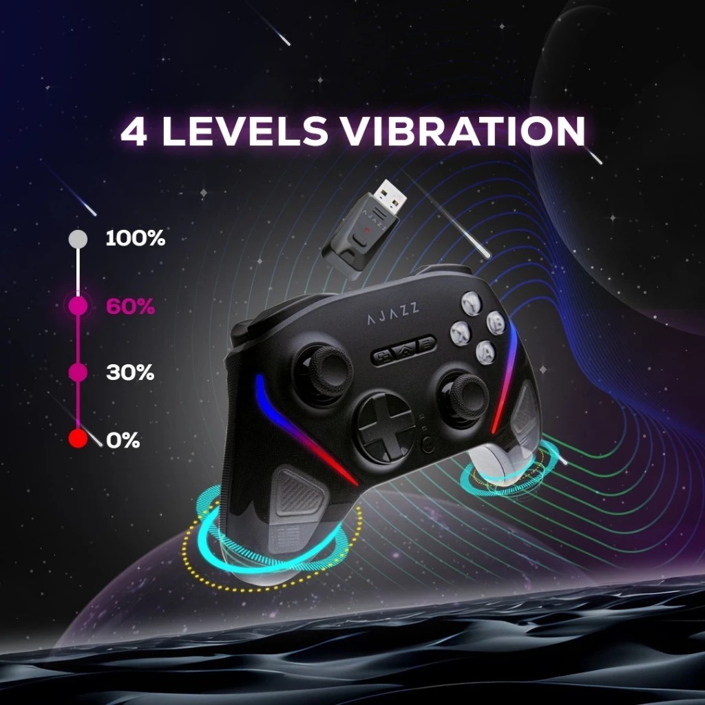 Pestakilau Ajazz Galaxy Gp100 / Gp-100 Mutliplatform Gamepad With Hall Effect & Mechanical Switch