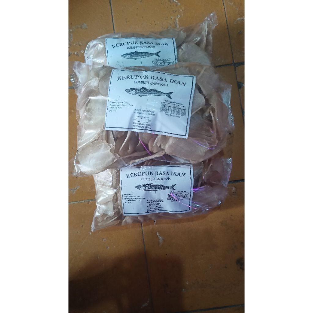 

kerupuk Ikan khas Besuki (500 gram)