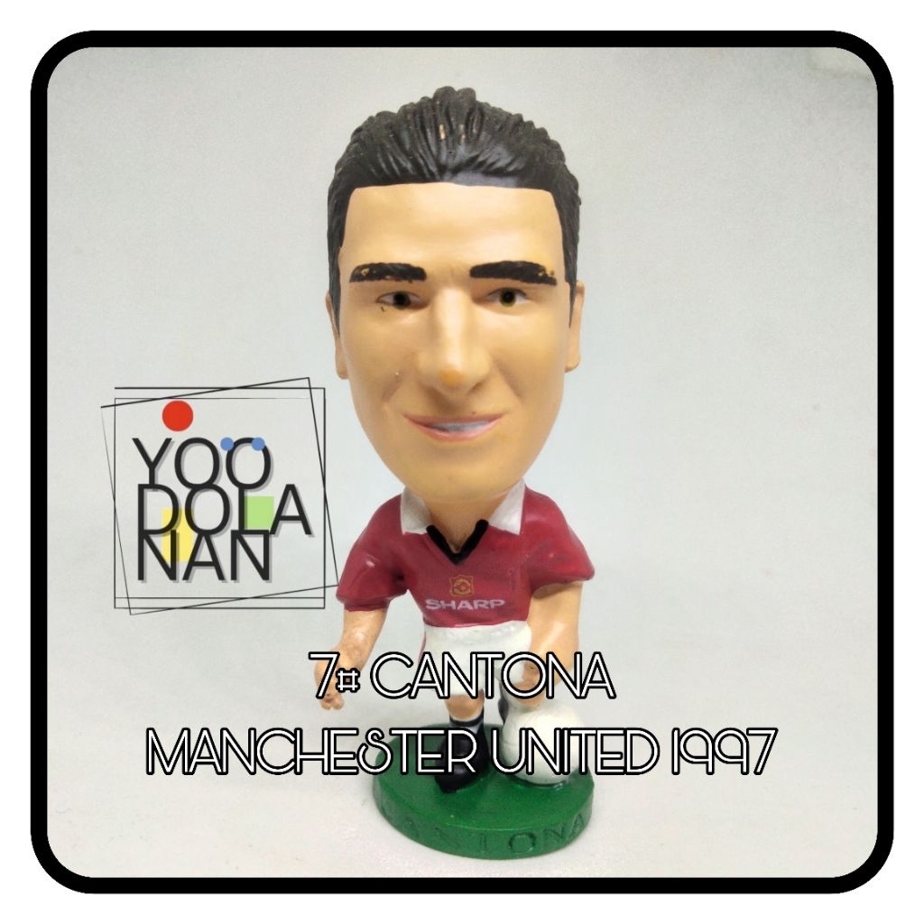 7# CANTONA - MANCHESTER UNITED 1997 CORINTHIAN PROSTARS FIGURE PEMAIN BOLA