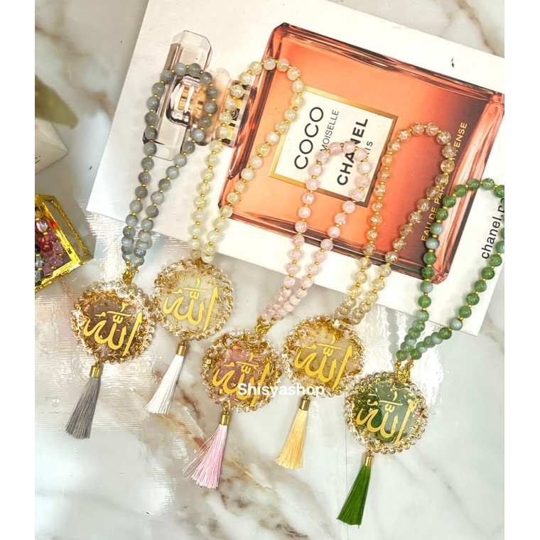 KODE T73N Gantungan tasbih  gantungan spion mobil  Tasbih estetik  tasbih mewah