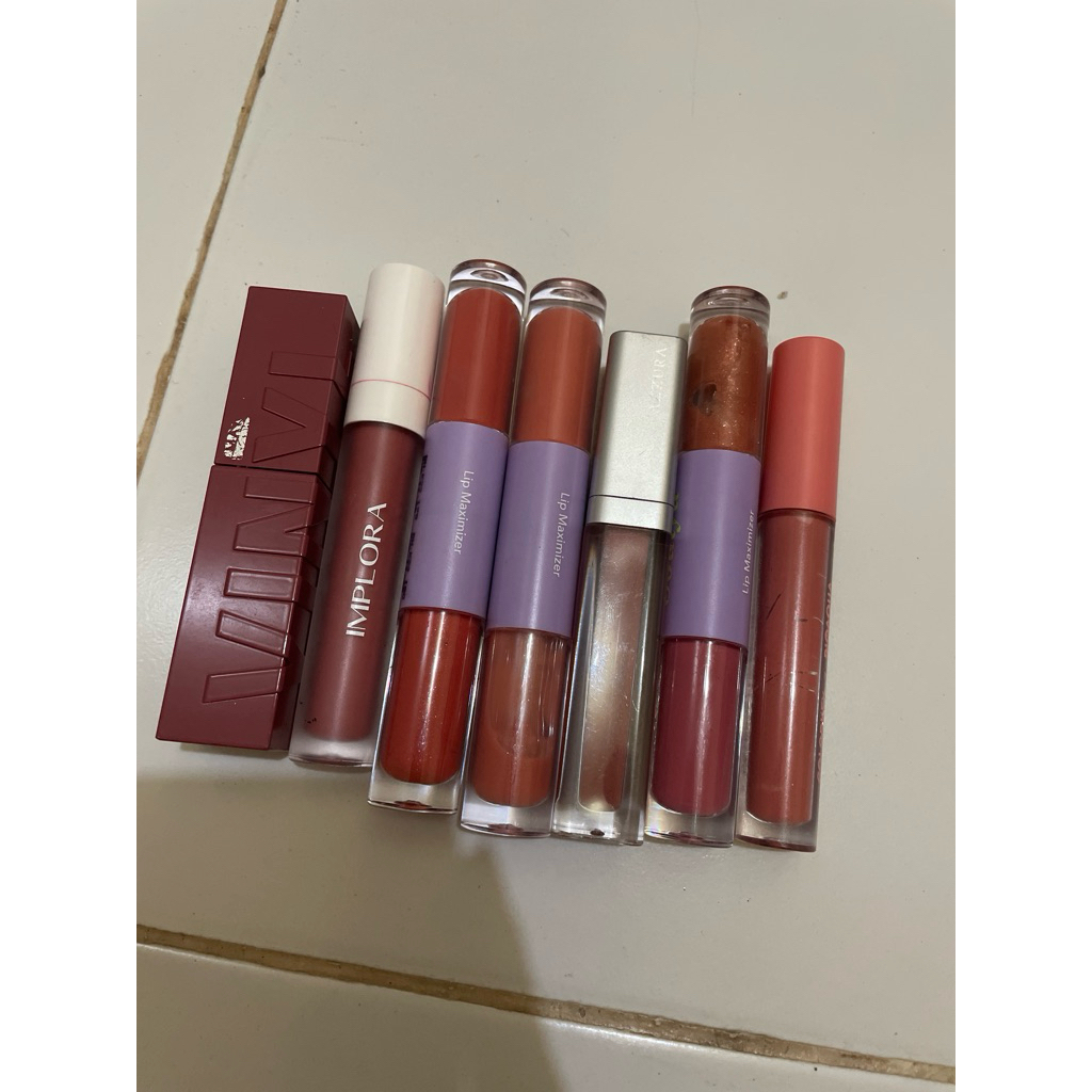 PRELOVED LIPSTICK Maybelline Vinyl Awestruck Soulyu Azzura Implora Bioaqua Mascara [PRELOVED]