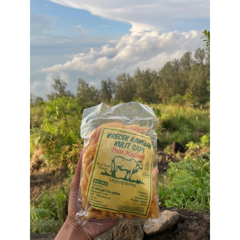 

kerupuk rambak kulit sapi varian stik mie 250g