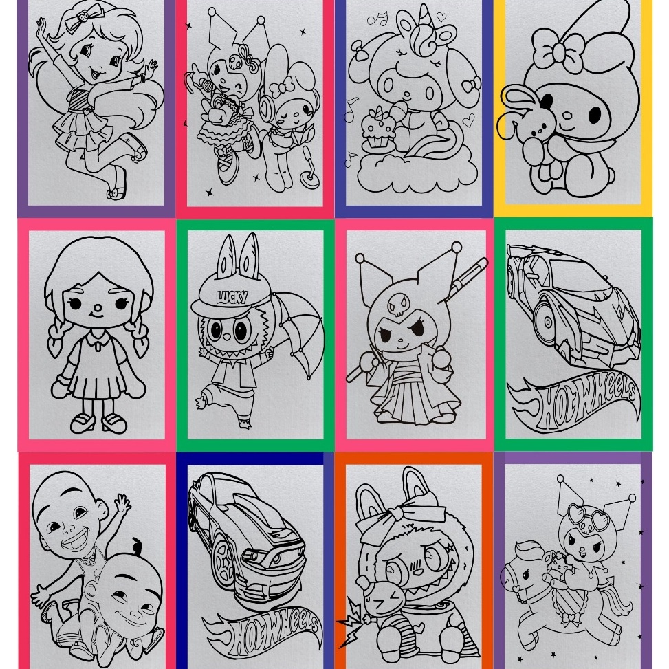 

KODE S98Z Paket 1 styrofoam lukis ukuran 3x4 list lakban sterofoam gabus melukis mewarnai steropom