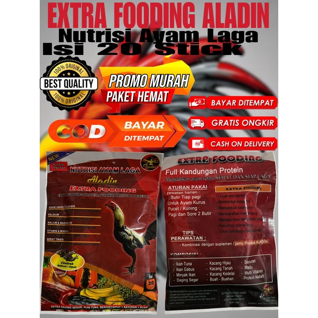 EXTRA FOODING ALADIN JAMU AYAM JUARA