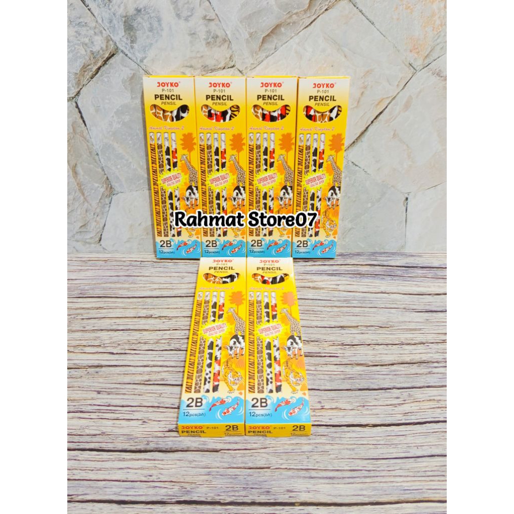 

Pensil 2B Joyko P-101 Isi 12 Pcs Gambar Animal