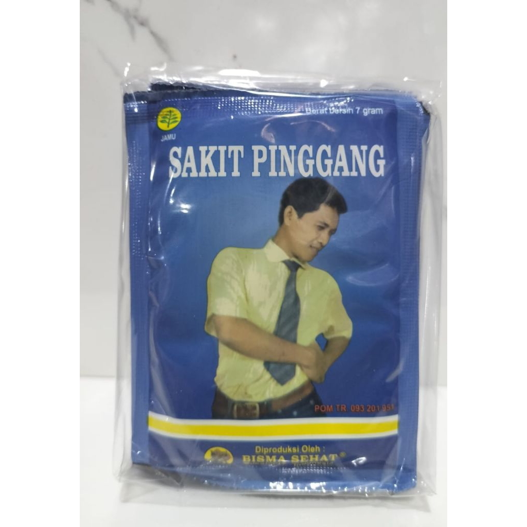

Jamu Sakit Pinggang - Bisma Sehat kemasan pack isi 10 sachet