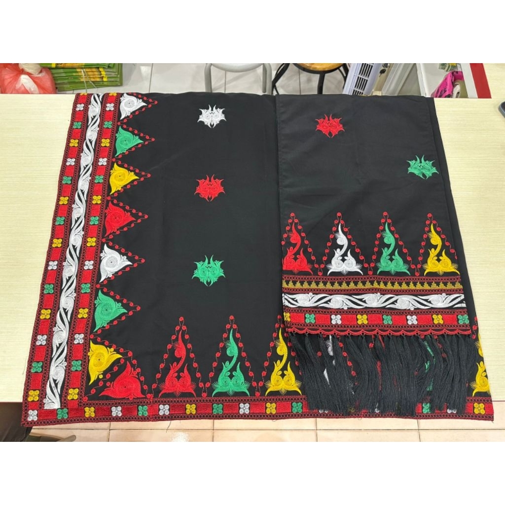 kain songket khas motif bordiran gayo