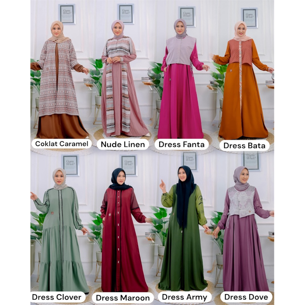 (Ready)COD Zakiyah kaftan Dress Series Mei//Zakiyah kaftan//Rekomendasi Gamis Busui Adem nyaman