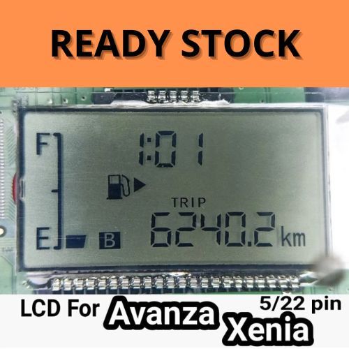 LCD AVANZA LCD XENIA kecil kaki 5/22, Avanza Xenia 2012 - 2019