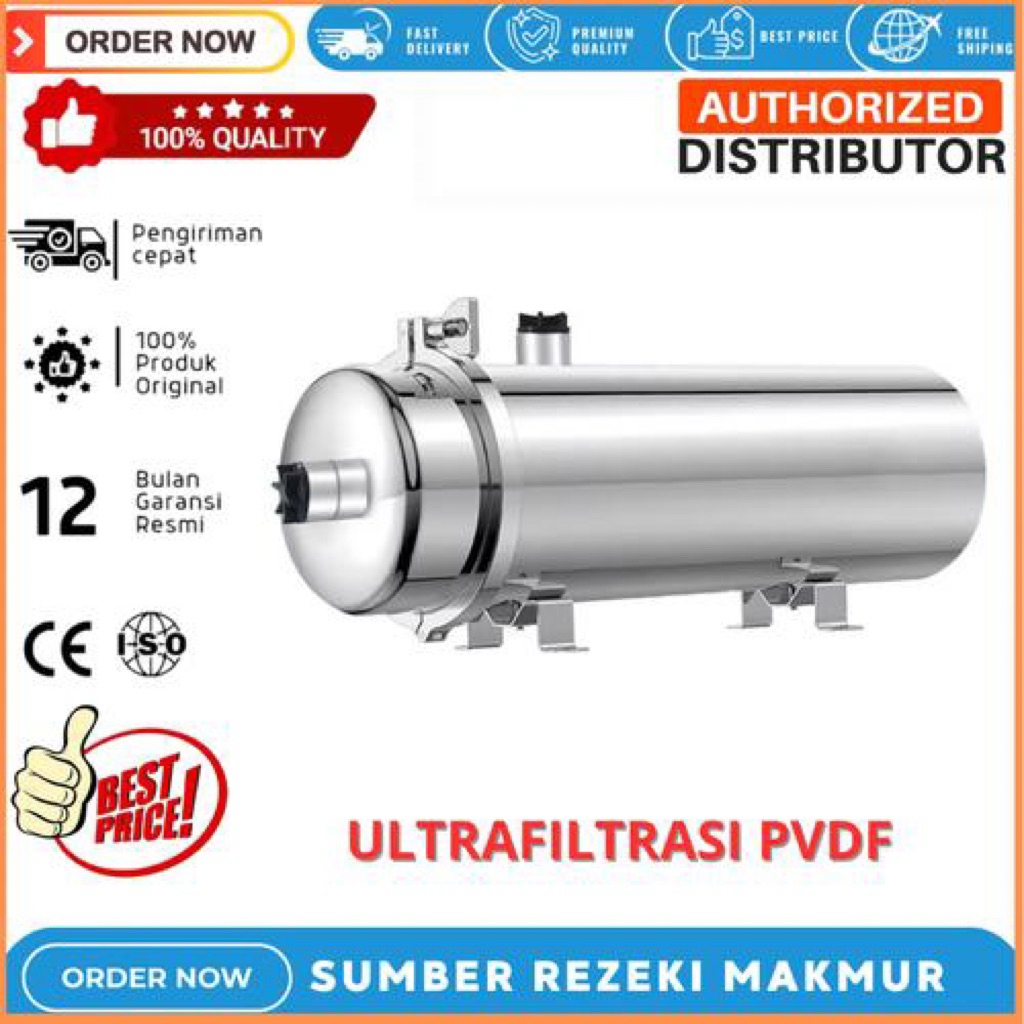 ultrafiltrasi pvdf 5000 Membrane Ultrafiltrasi PVDF UF 5000 LPH