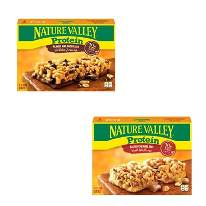 

Nature Valley Chewy Protein Bars 4sX40g (Peanut and Chocolate, Salted Caramel Nut)