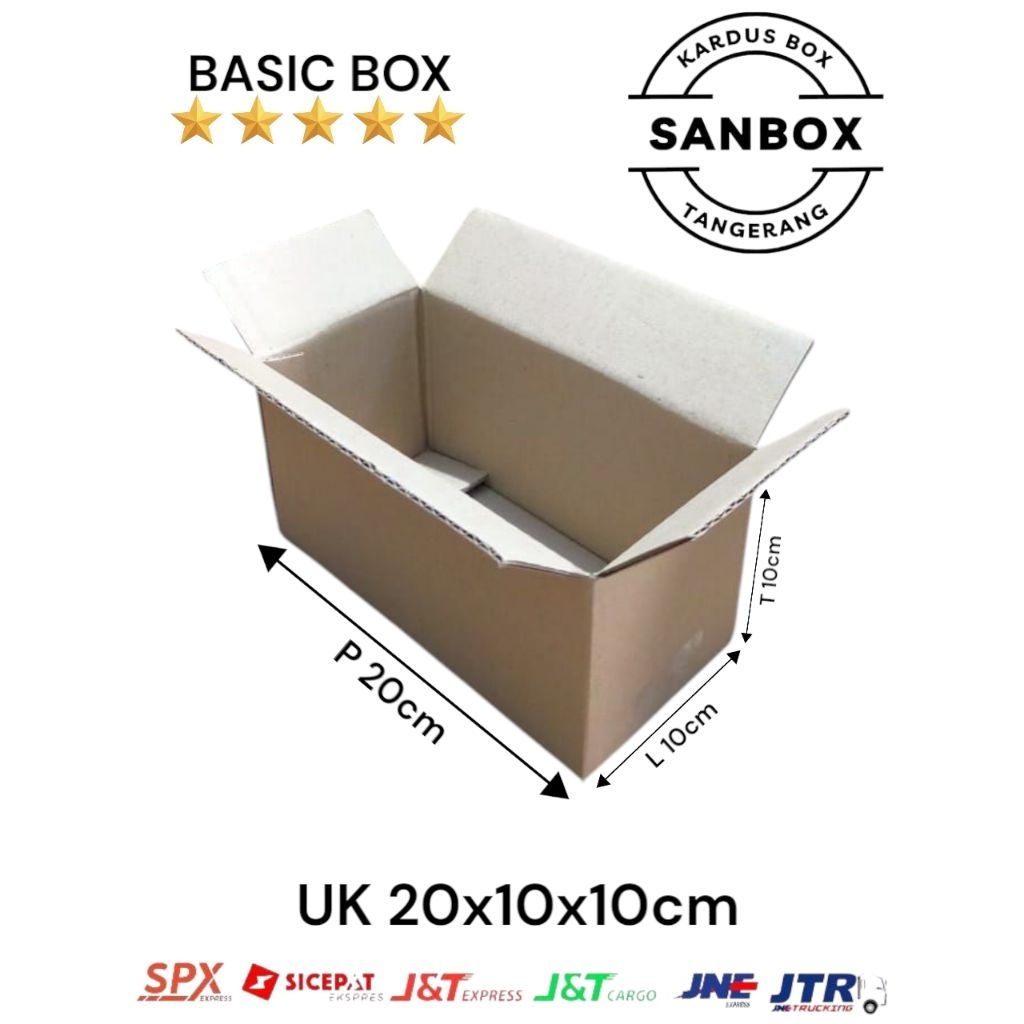 

Kardus Box Polos UK 20x10x10cm