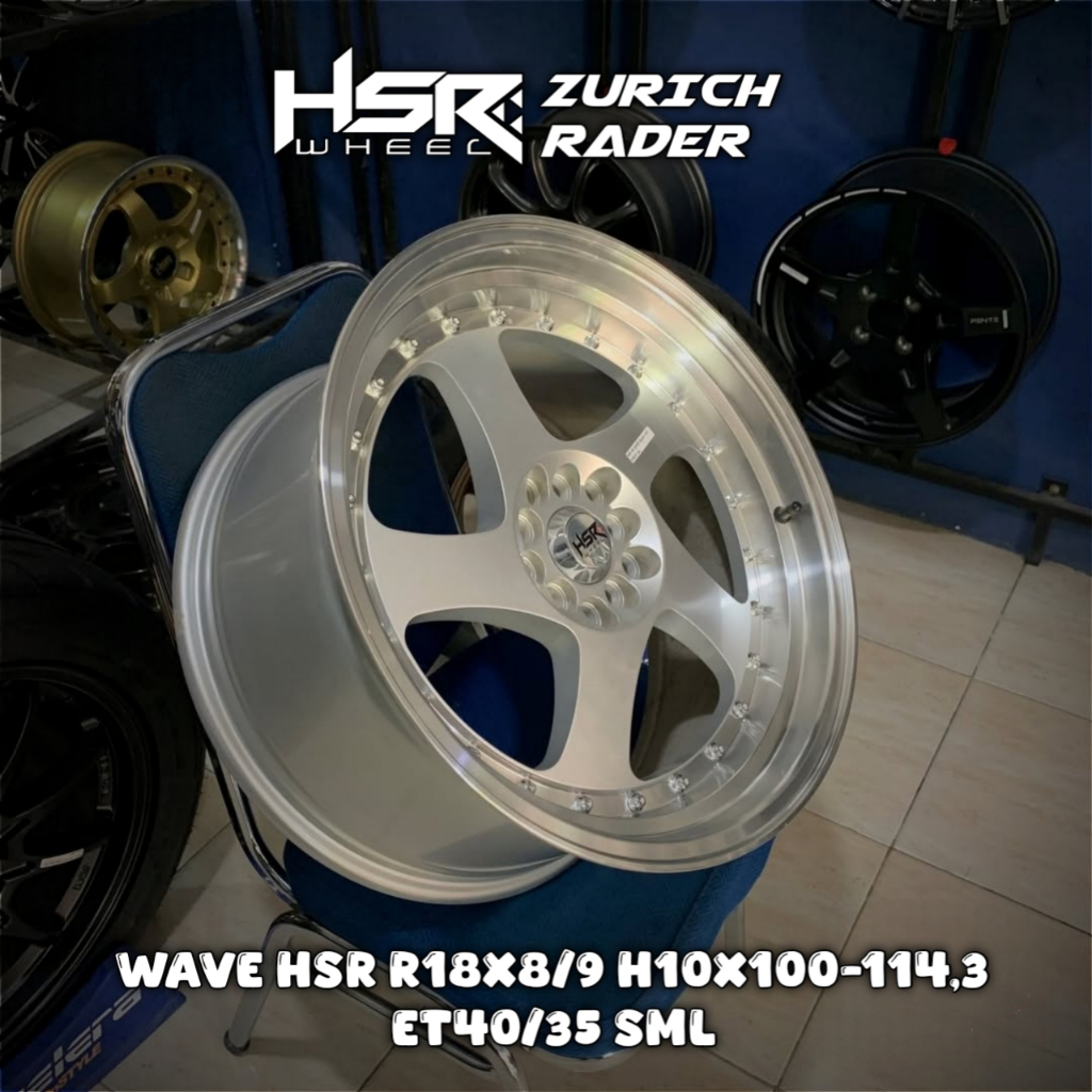 Velg Mobil Ring 18 Hsr Wheel Wave R18 Pelek Innova Sportage Sorento Accord Camry Civic