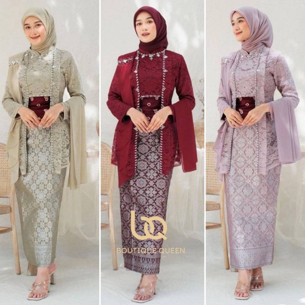 KODE N57R ADA JUMBO Kebaya Couple Laksmi Series Kebaya Kutubaru Kebaya Wisuda Lamaran Tunangan Set T