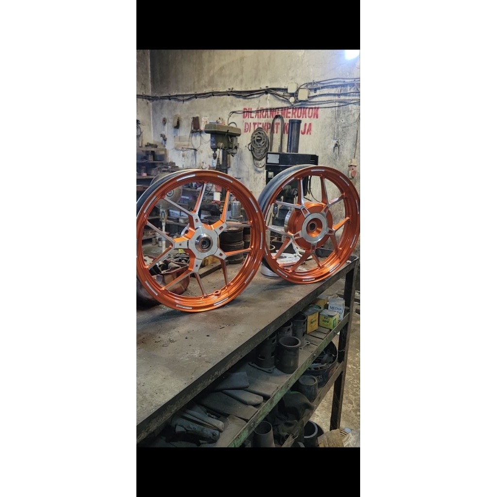 velg vario led old modifikasi bubut xmode atau bubut gilap