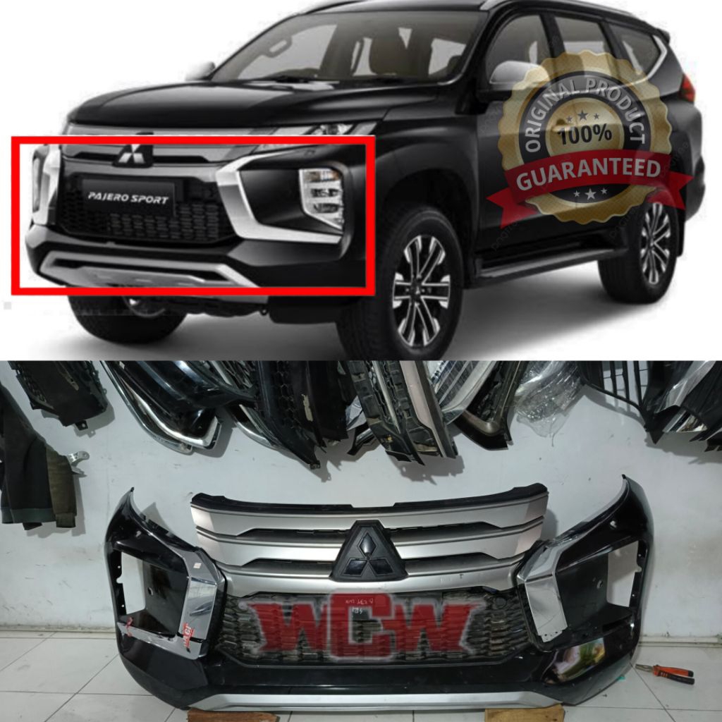 bumper bemper depan Pajero 2022 2023 original set depan