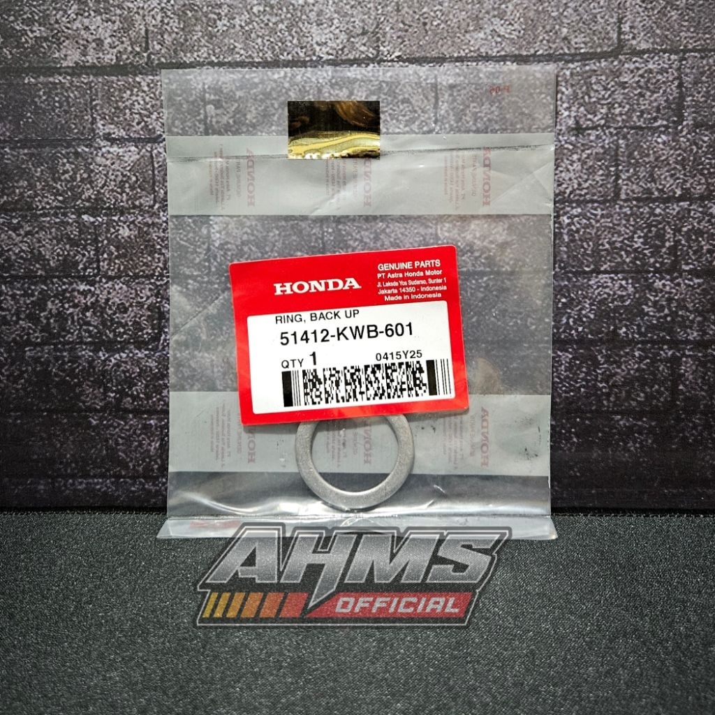 RAR Ring Back Up Shock Depan Vario 150 125 BeAT Scoopy 51412KWB601 Original AHM