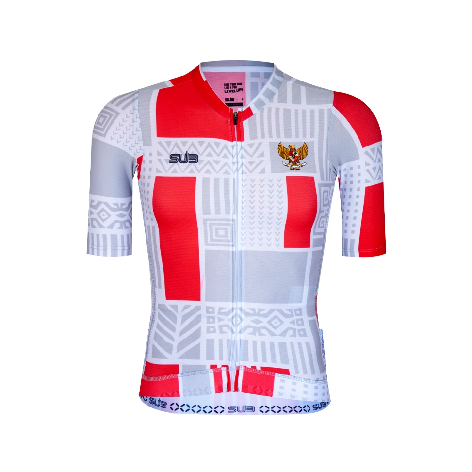 KODE E56I Sub Jersey Indonesia 224 Unisex Short Sleeve Cycling Jersey Gray