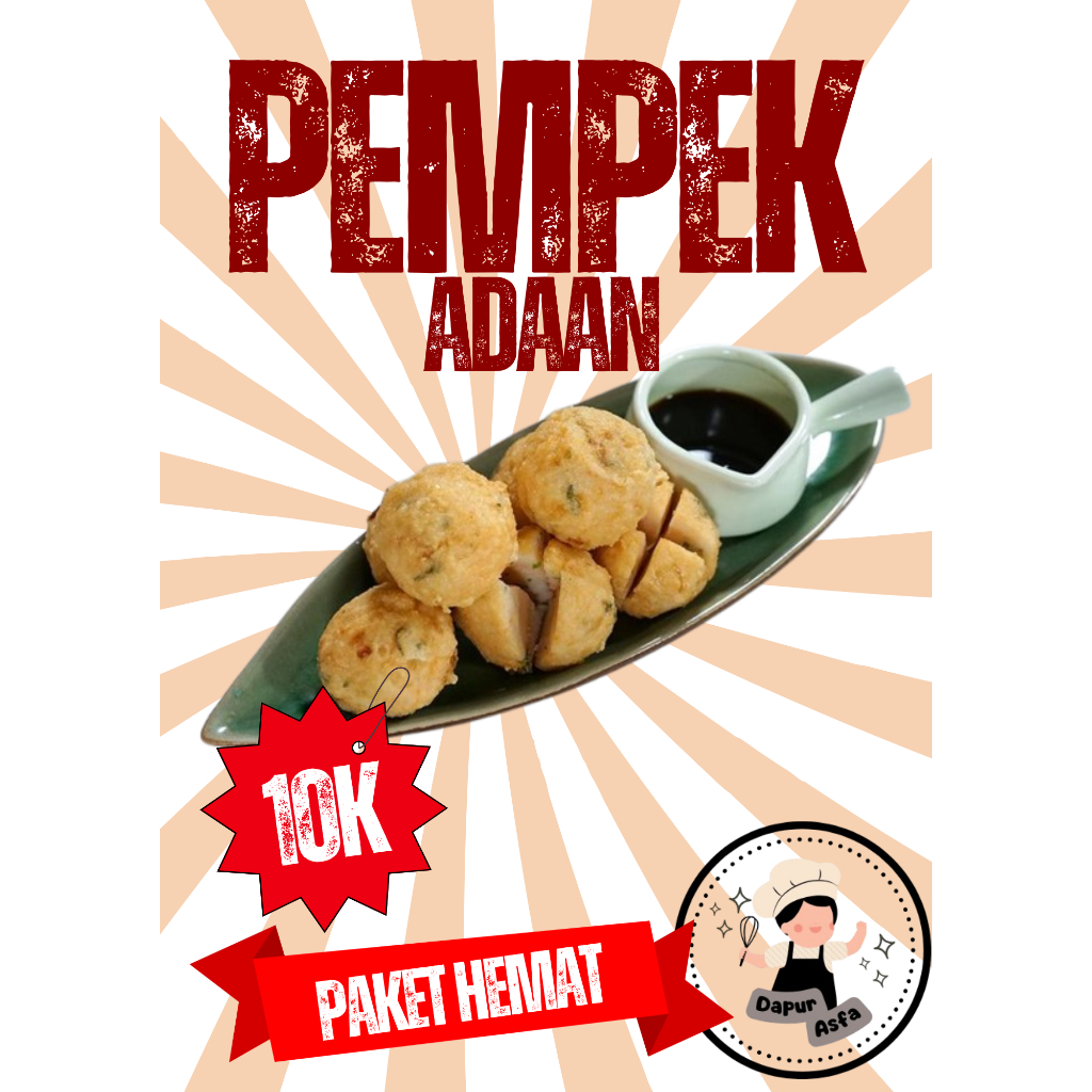 

Pempek Palembang Adaan Paket Hemat – isi 5 pcs