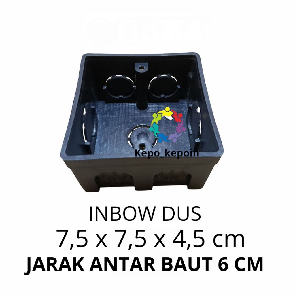 Inbow dus ib dus mirip Schneider/ mangkok saklar/ saklar AC/dudukan saklar
