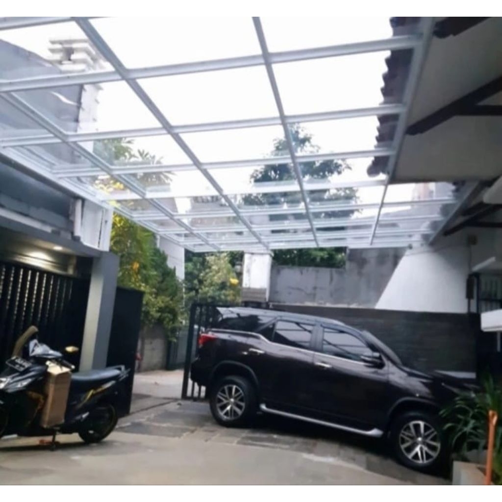 kanopi transparan solarflat 1.2mm