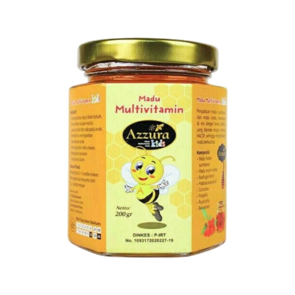 

Madu Azzura Kids 200gr Madu Multivitamin Anak