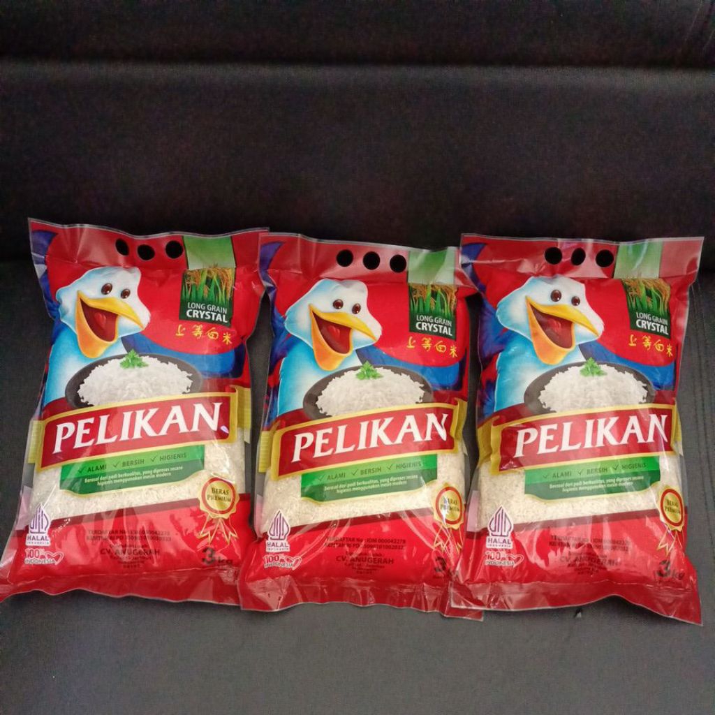 

BERAS PELIKAN 3 KG (3SAK×3KG)