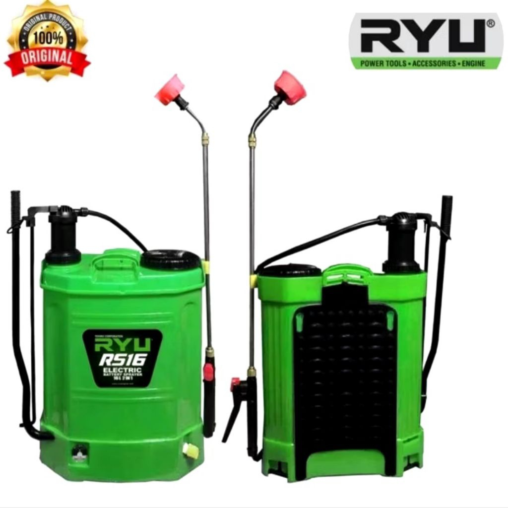 RYU Cordless Sprayer Knapsack 16 Liter RCKS16 2in1