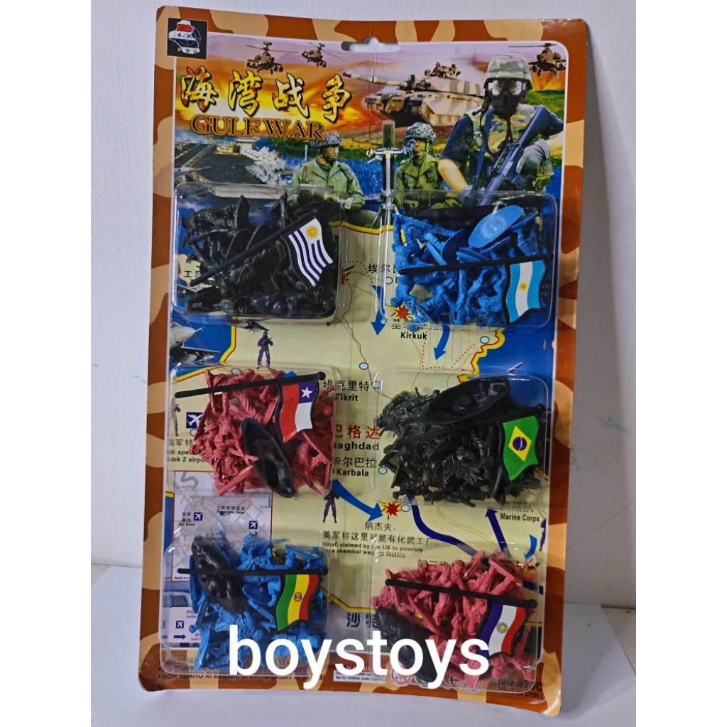 Mainan Patung Tentara 6 negara