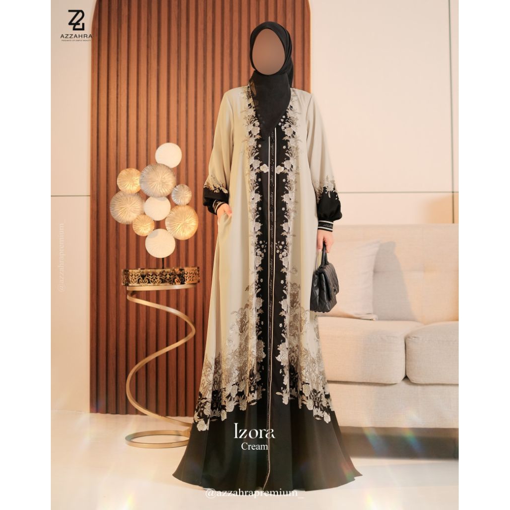 izora dress by azzahra premium syari