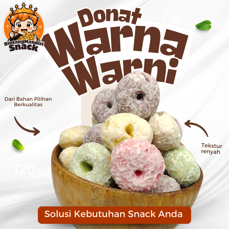 

Donat Getas Warna Warni Manis | Kering Kue Pelangi | 250gr & 500gr | Snack Kiloan, Cemilan Murah, Jajan kiloan, camilan | Bimand.Snack