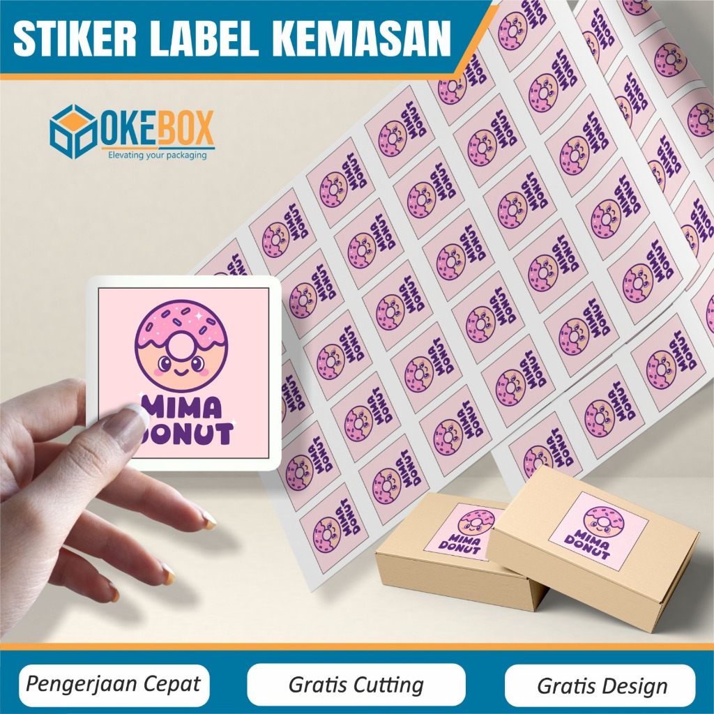 

Sticker stiker setiker label makanan custom harga murah aesthetic jualan kecil keren STIKER BONTAK sc2