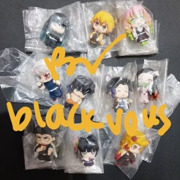 [official merch] kimetsu no yaiba kny demon slayer narabundesu mini figure