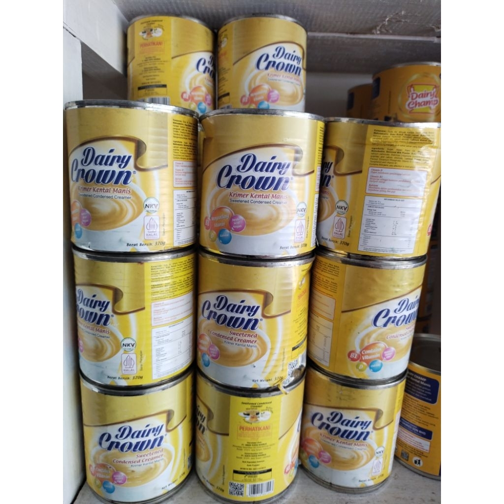 

Susu Kental Manis Dairy Crown 370g