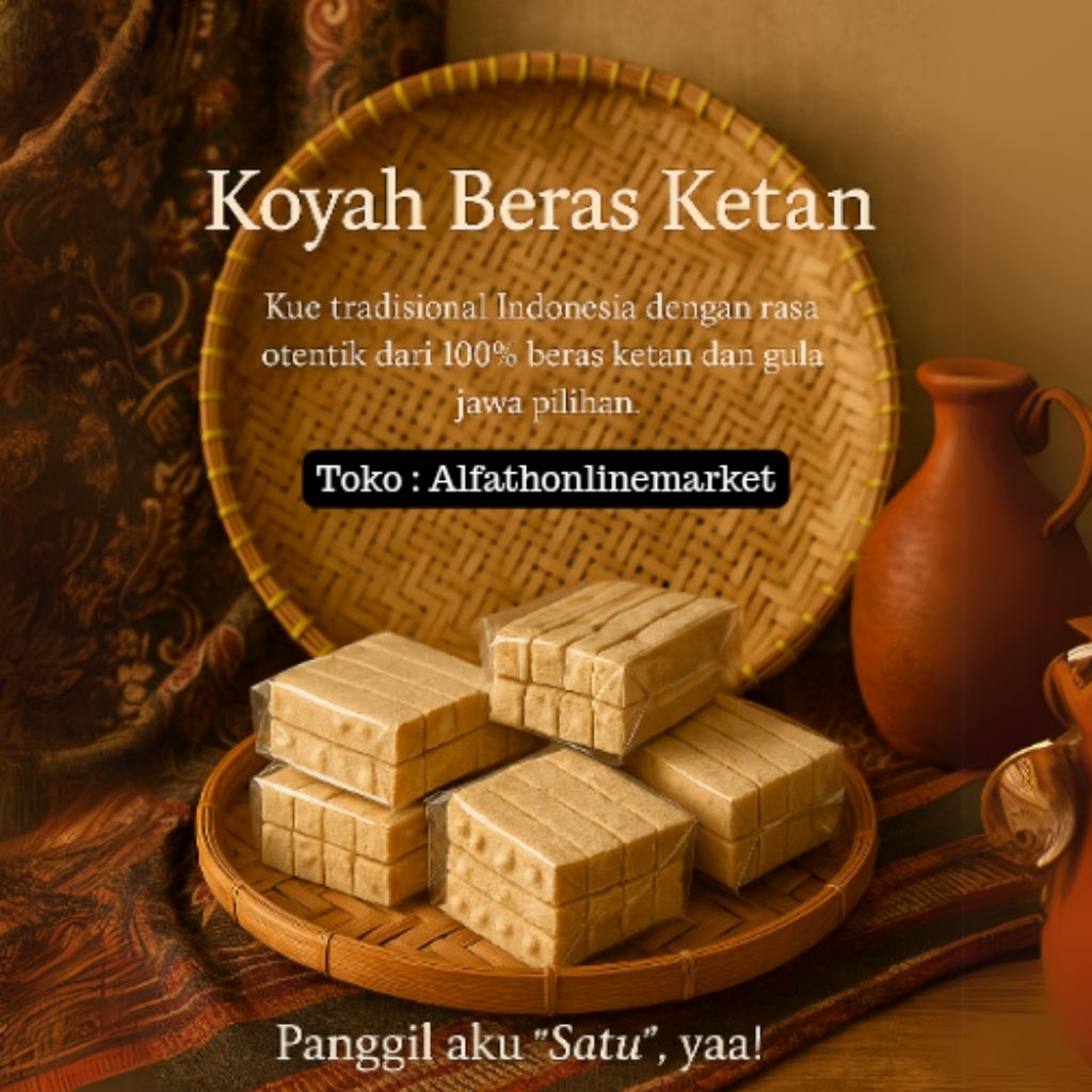 

Kue Satu Koyah Kacang Hijau Krenyes Manis 250 Gram Jajan Jadul