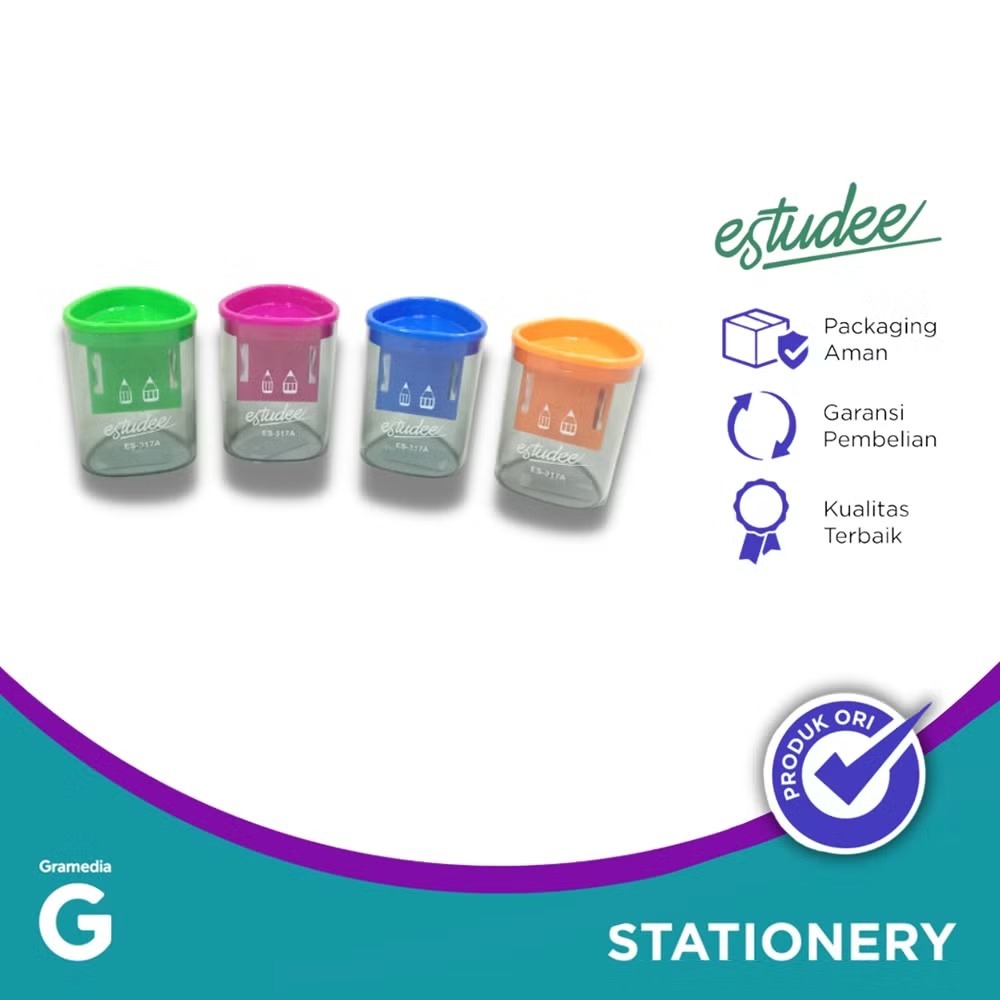 

Gramedia Karawaci - Estudee Sharpener Prisma Two Holes Es-317A