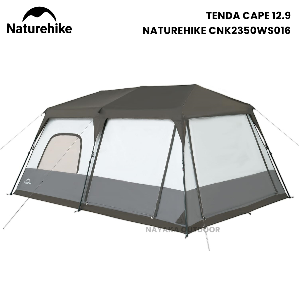Tenda Otomatis Camping Cape 12.9 Naturehike CNK2350WS016 Tenda 8P Automatic Keluarga 8 Orang Outdoor