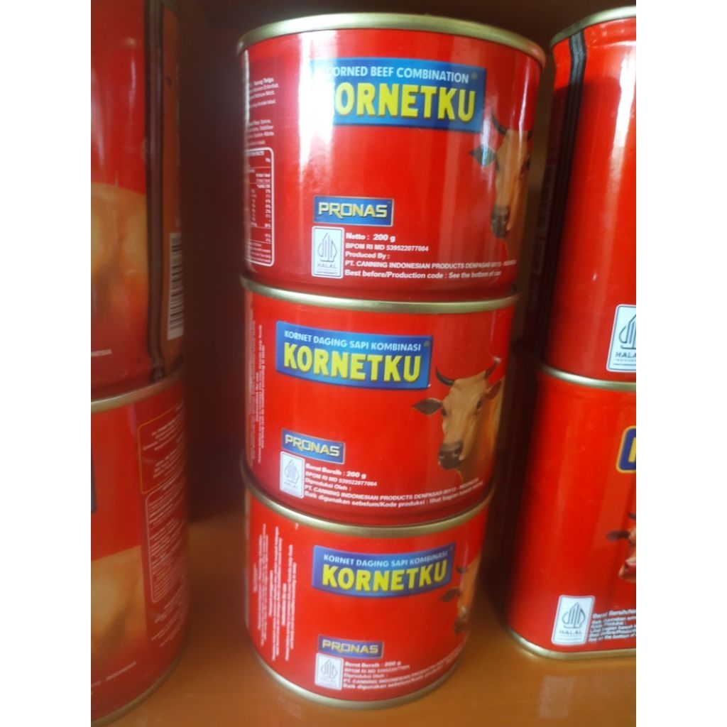 

Pronas Kornetku Corned Beef 200Gr / Kornet Sapi 200Gr